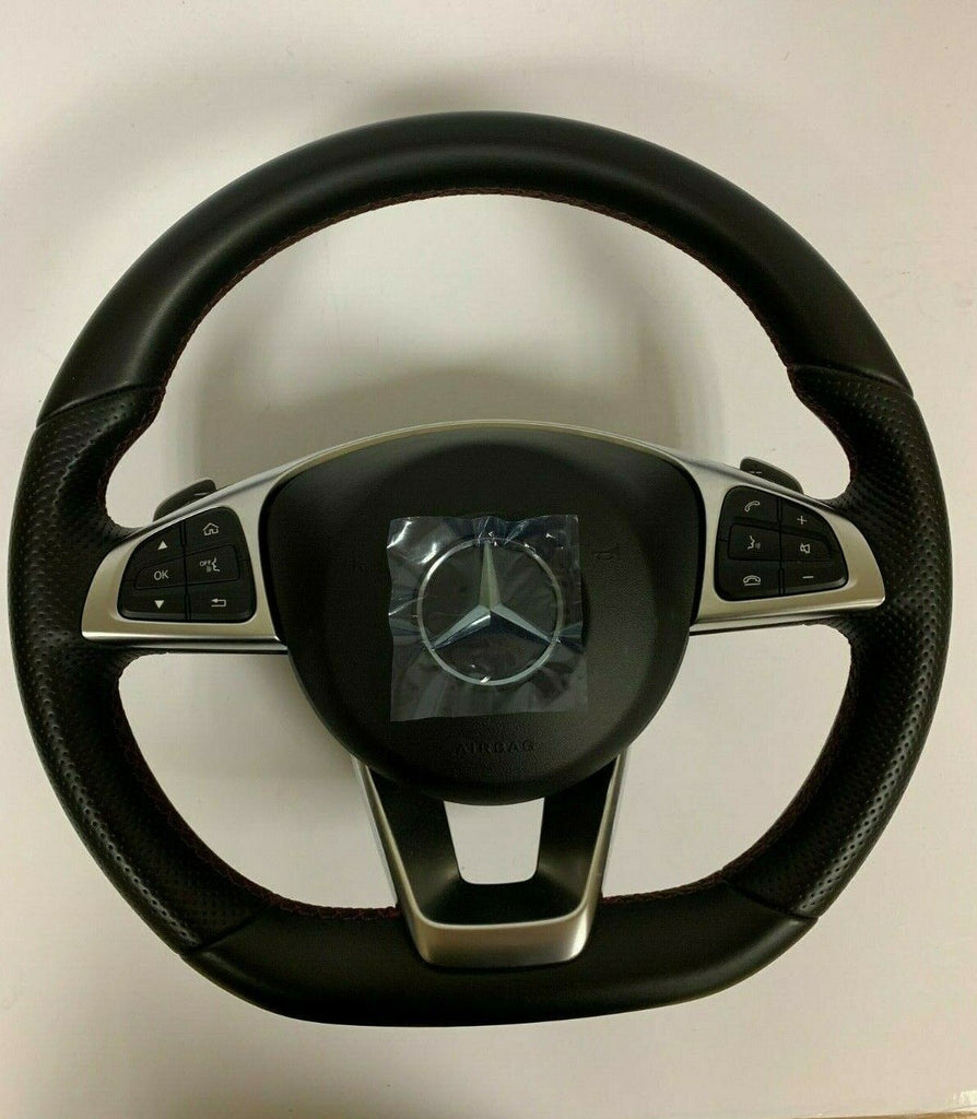 Mercedes AMG steering wheel with shift paddles – EuroWorks Performance